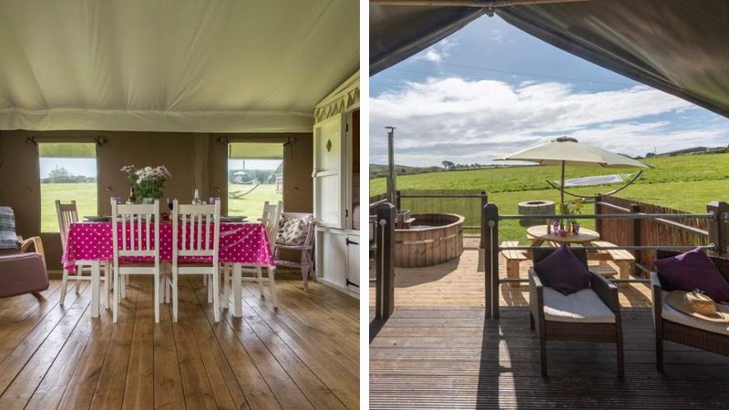 Foxglove Glamping Site in Cornwall