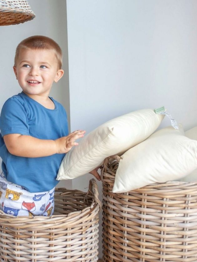 Non-toxic toddlers pillow from White lotus home