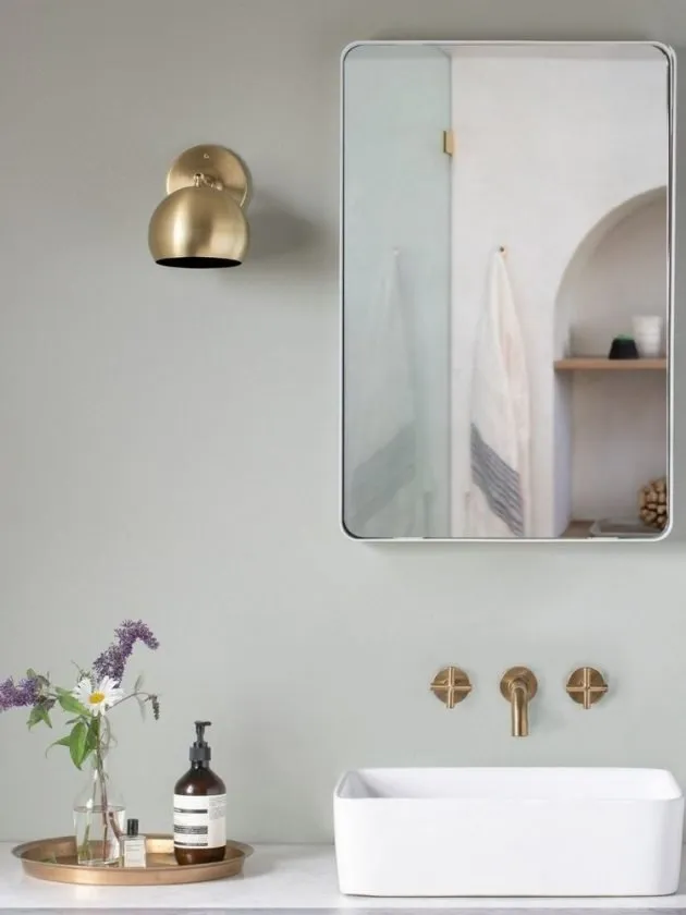 Sustainable toilet mirror from Schoolhouse