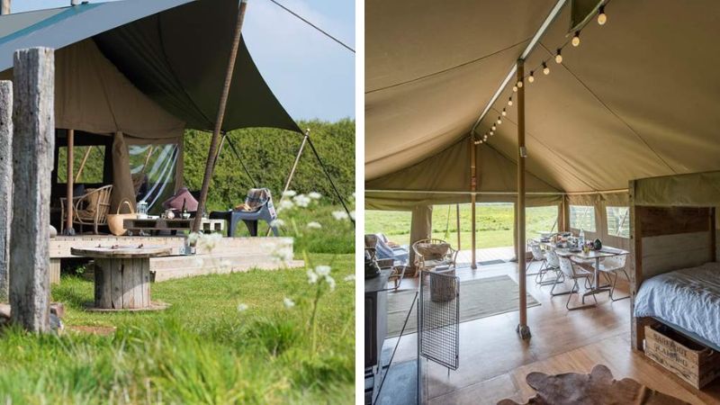 Barefoot Woody Glamping Site in Cornwall