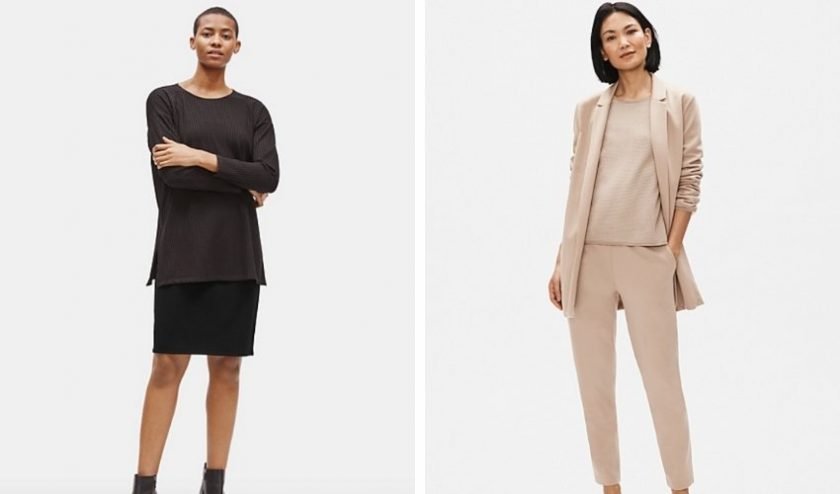 sustainable pieces from Eileen Fisher made with Tencel™ fibers