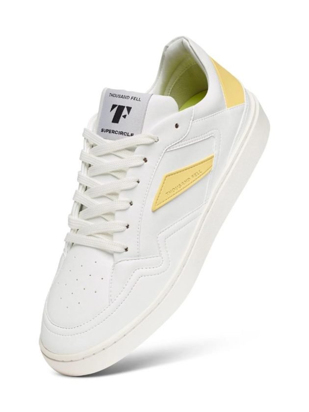 Sustainable white sneakers from Thousand Fell