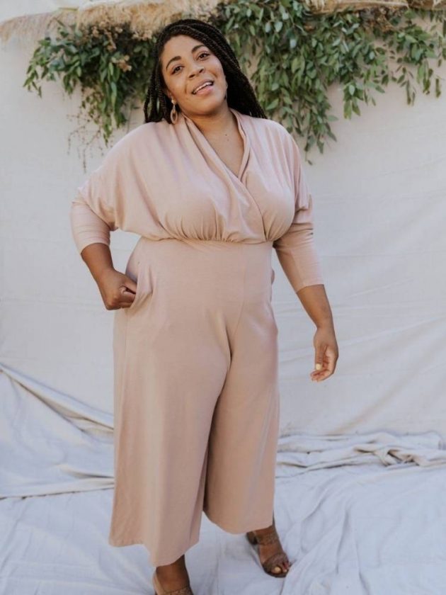 Sustainable beige jumpsuit from Madetrade