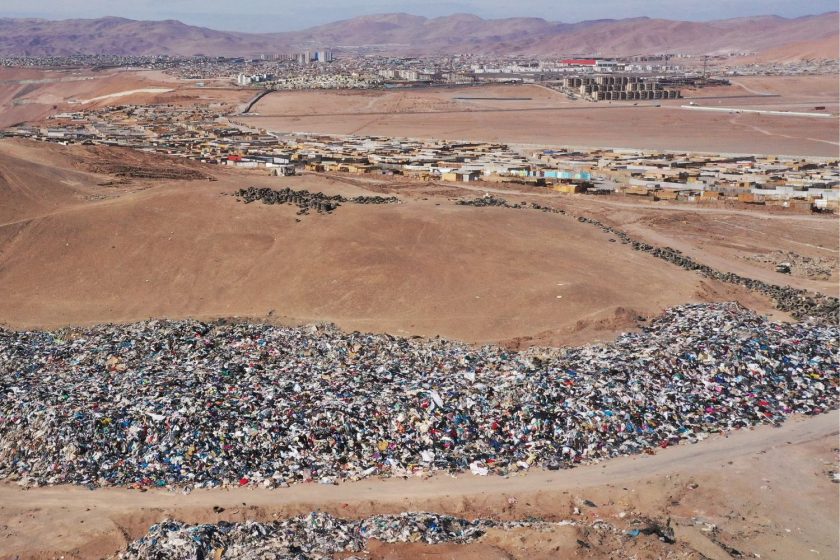 Atacama Desert clothing waste crisis - fashion's overproduction problem