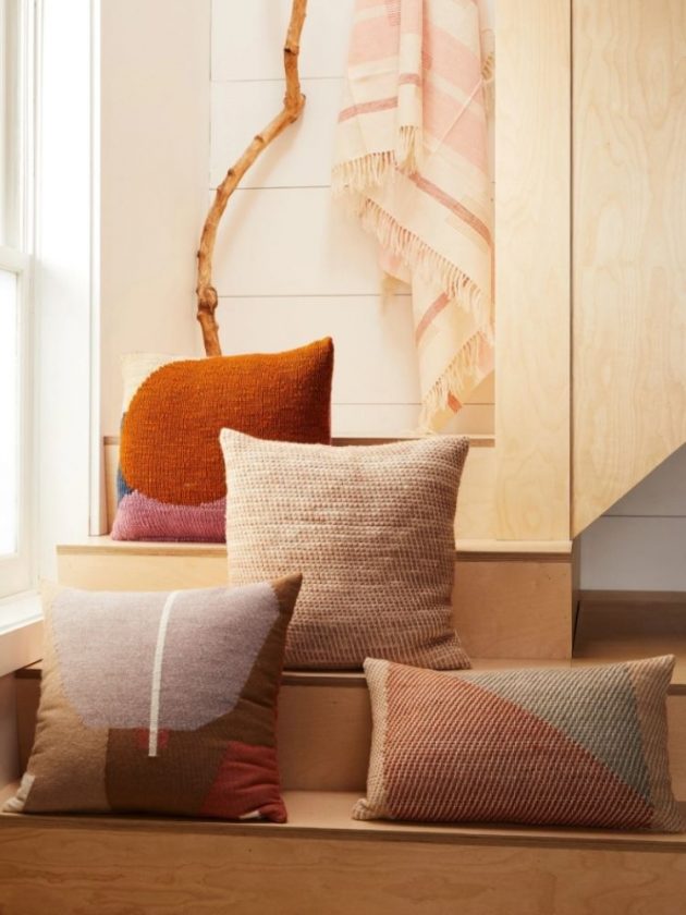 Ethical throw pillows with a contemporary design from MINNA