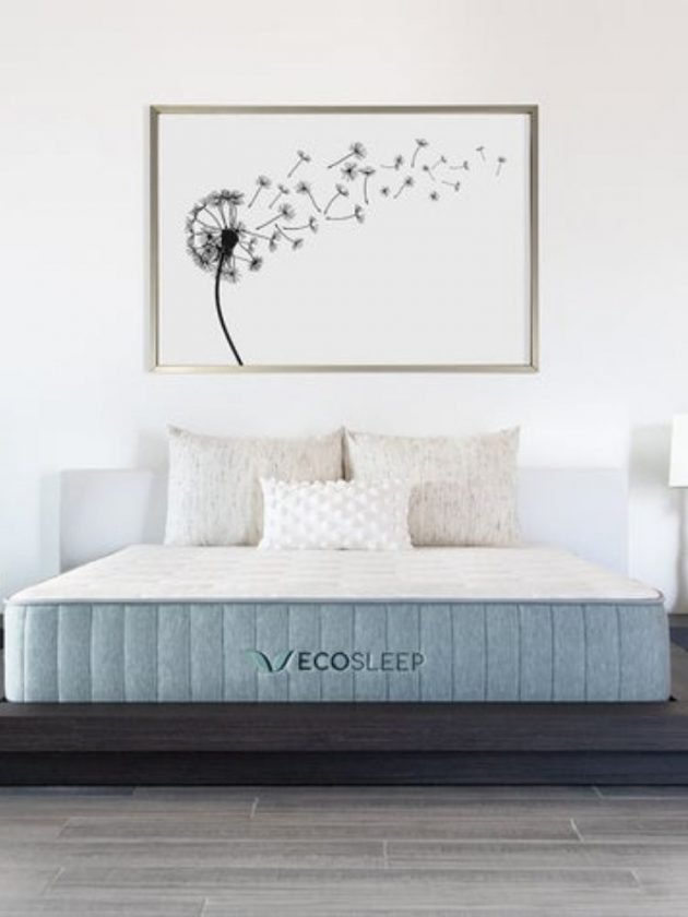 Organic cotton made mattress from EcoSleep