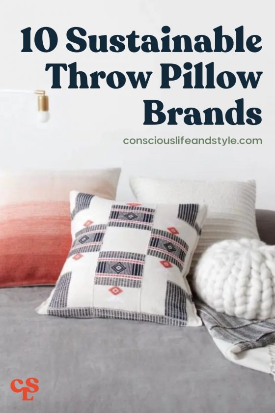 10 Sustainable Throw Pillow Brands - Conscious Life and Style