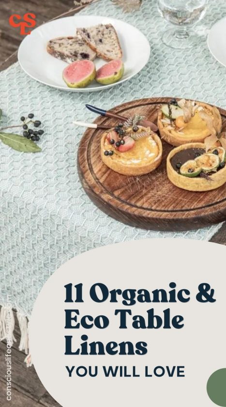 11 Organic & Eco Table Linens  - Conscious Life and Style