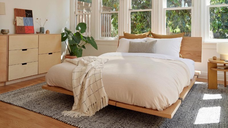 Floyd Sustainable Bed Frame in Birch