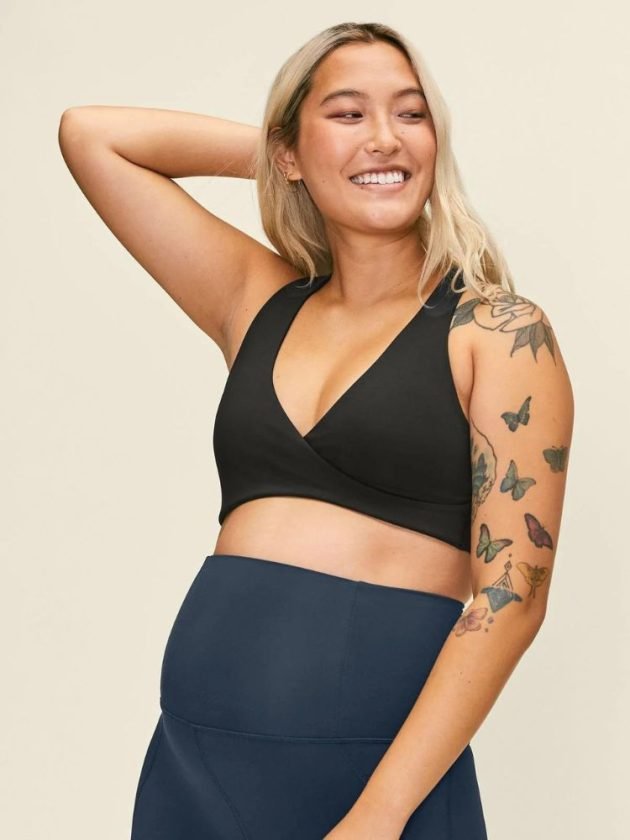 Sustainable maternity activewear from Girlfriend