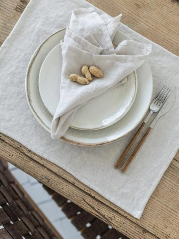 Sustainable linen placemat from Sauth's