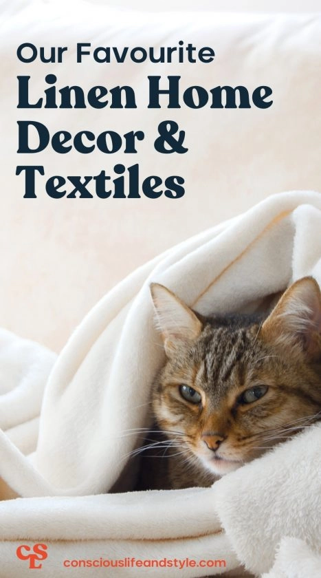 Linen Home Decor & Textiles for your natural home - Conscious Life and Style