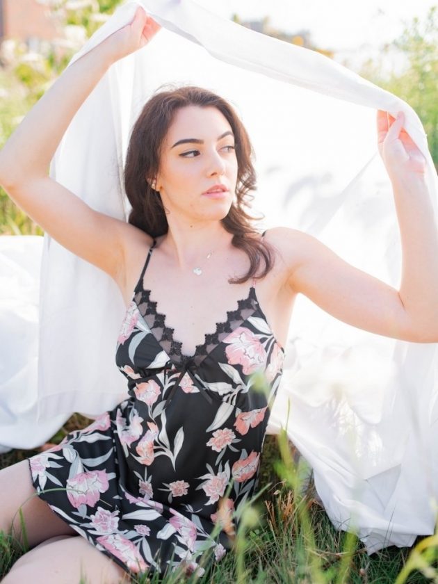 Floral sustainable nightgown from Maylyn & Co