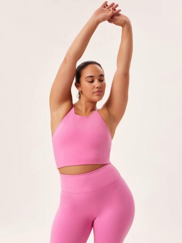 Sustainable plus-size pink activewear