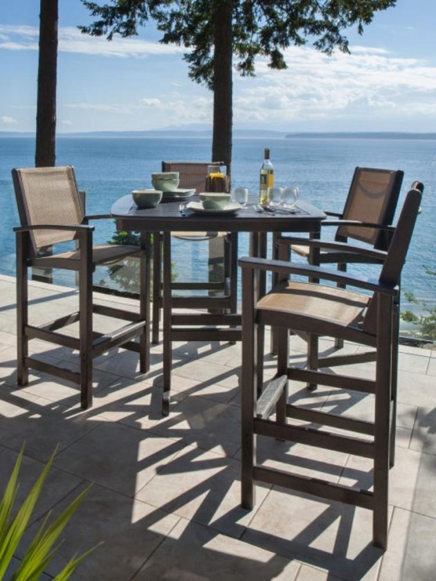 Eco-friendly outdoor dining furiniture from POLYWOOD