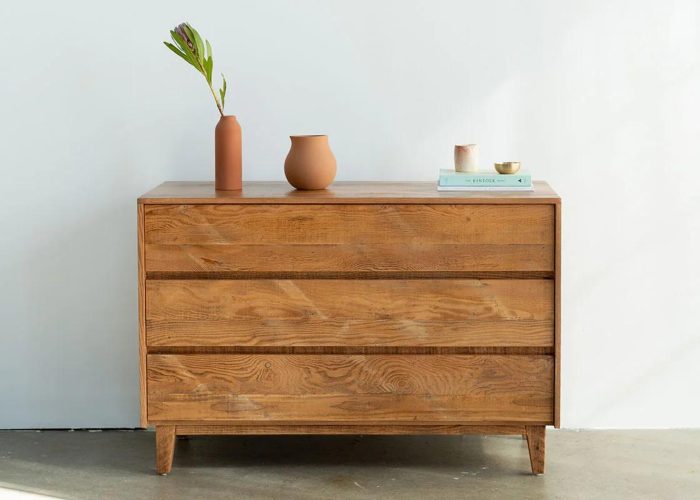walnut solid wood sustainable dresser