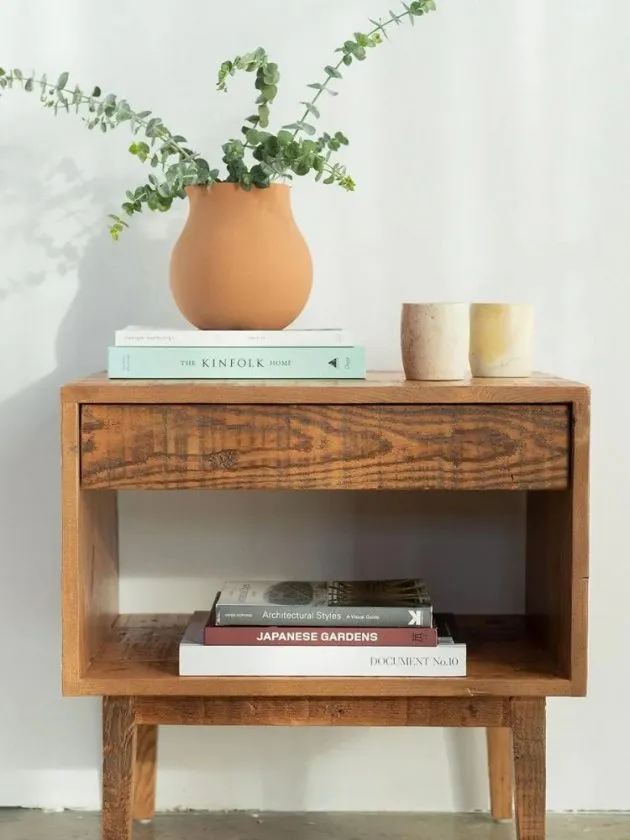 sustainable wooden nightstand from Avocado