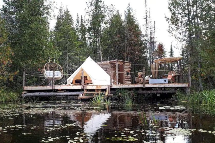 Eco-Friendly Tent Glamping in Canada: Crater Basin Campsite
