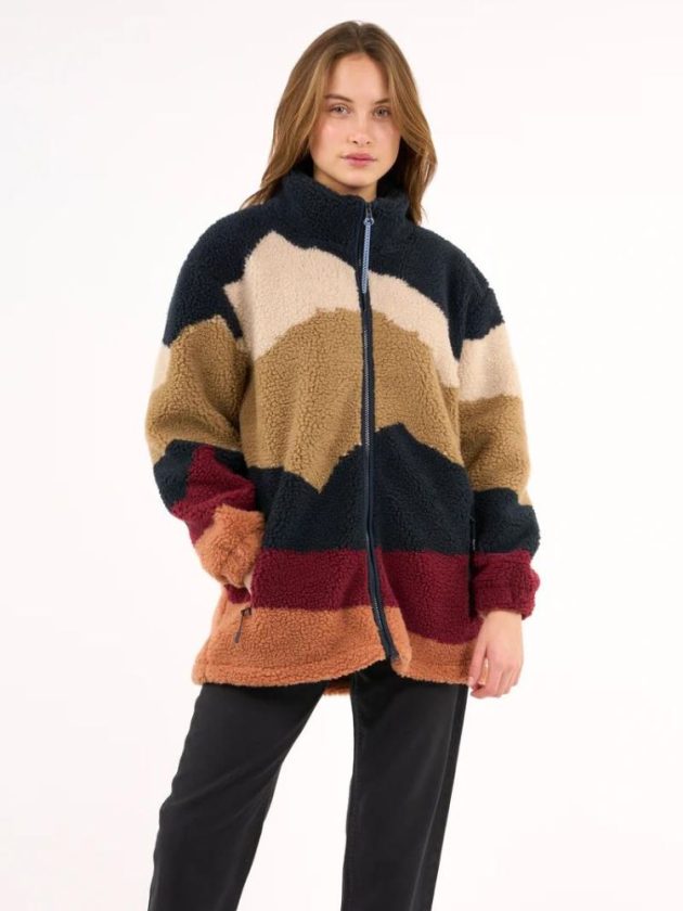 Sustainable winter fleece jacket