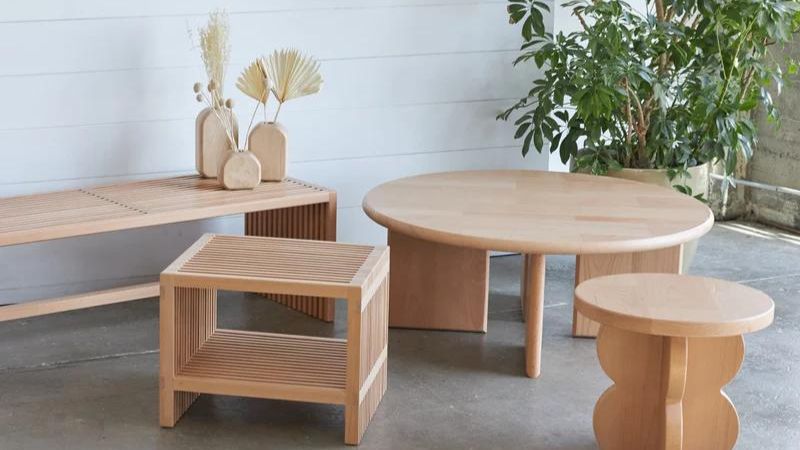 Sustainable wood tables from Avocado