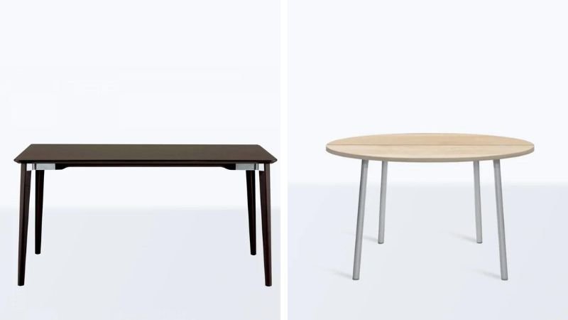 Eco-friendly tables made from recycled materials by Emeco