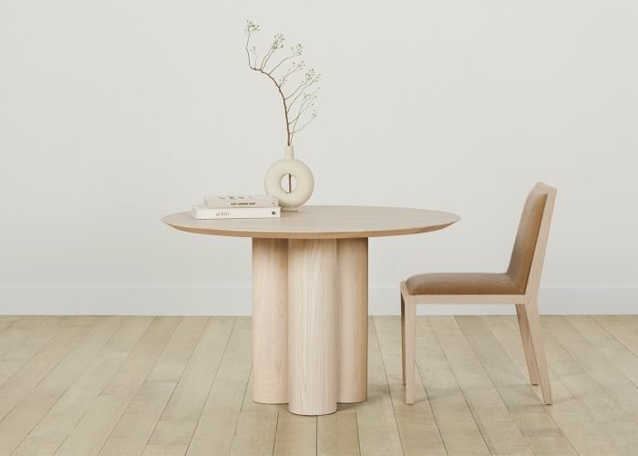 light solid wood nontoxic sustainable table