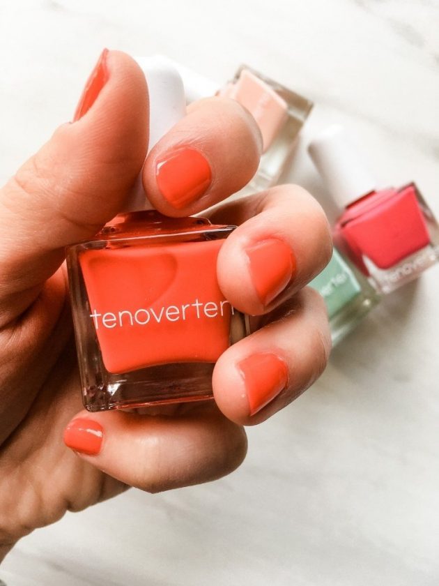 Cruelty-free red nail polish from Ten Over Ten