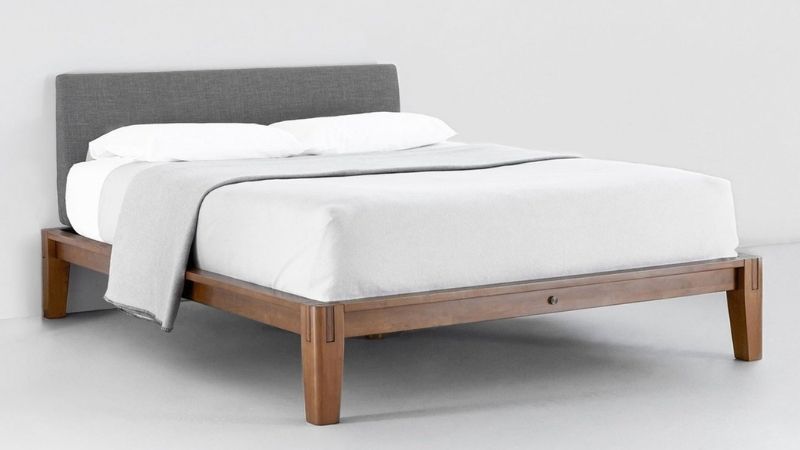 Sustainable and wooden bed frame from Thuma
