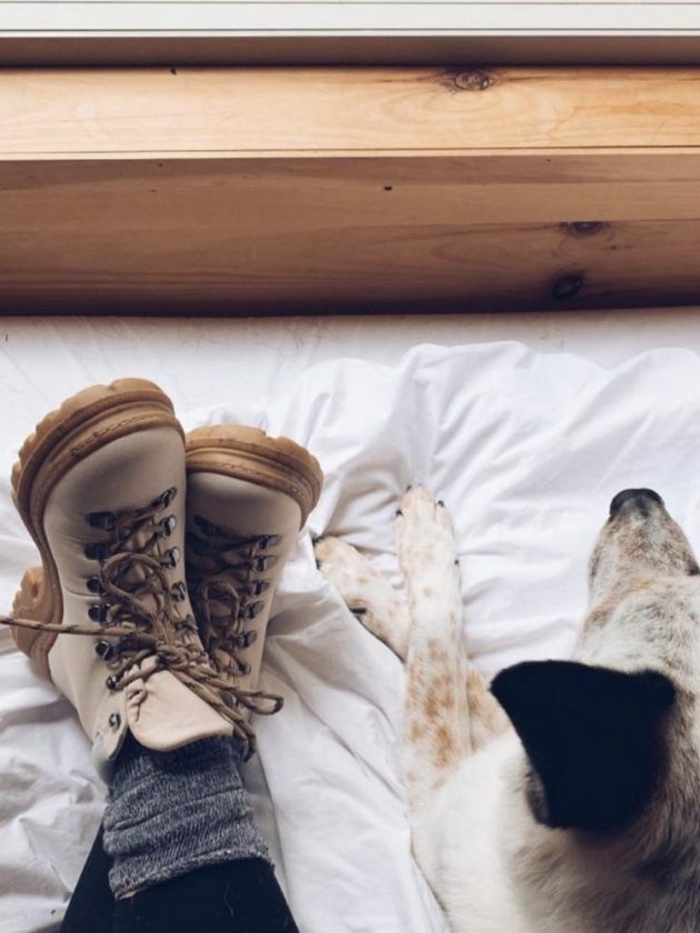 White sustainable boots from Alice + Whittles