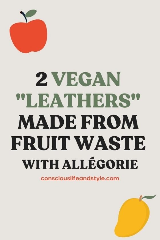 2 Vegan Leathers Made From Fruit Waste - Conscious Life and Style